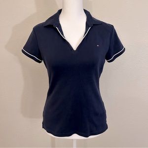 Tommy Hilfiger navy blue polo shirt, size S